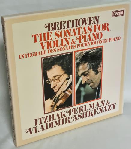 Itzhak Perlman & Vladimir Ashkenazy Beethoven: The Sonatas For Violin & Piano Vinyl Box Set Dutch IS2VXBE769848