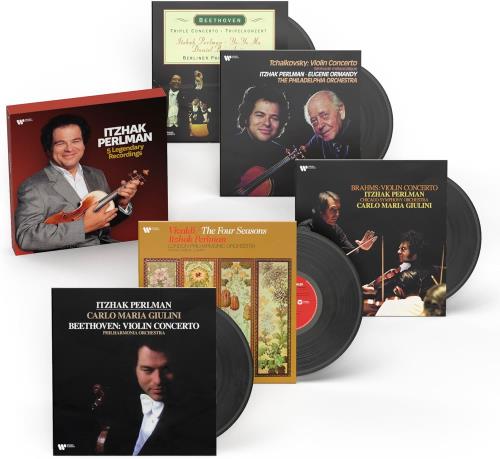 Itzhak Perlman 5 Legendary Recordings - 180 Gram Black Vinyl 5-LP Box Set - Sealed Vinyl Box Set UK IT-VXLE873786