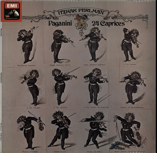 Itzhak Perlman Paganini - 24 Caprices vinyl LP album (LP record) UK IT-LPPA638496
