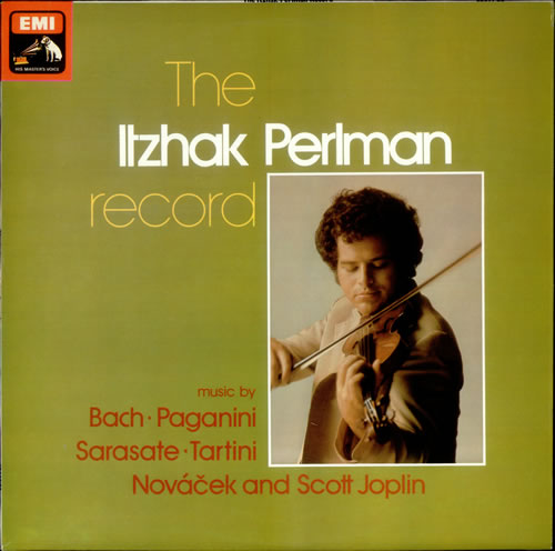 Itzhak Perlman The Itzhak Perlman Record vinyl LP album (LP record) UK IT-LPTH536760