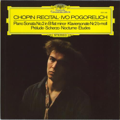Ivo Pogorelich Chopin Recital vinyl LP album (LP record) German QV4LPCH769836