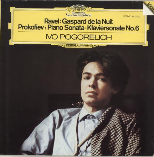 Ivo Pogorelich Ravel: Gaspard De La Nuit / Prokofiev: Piano Sonata No. 6 vinyl LP album (LP record) German QV4LPRA689009