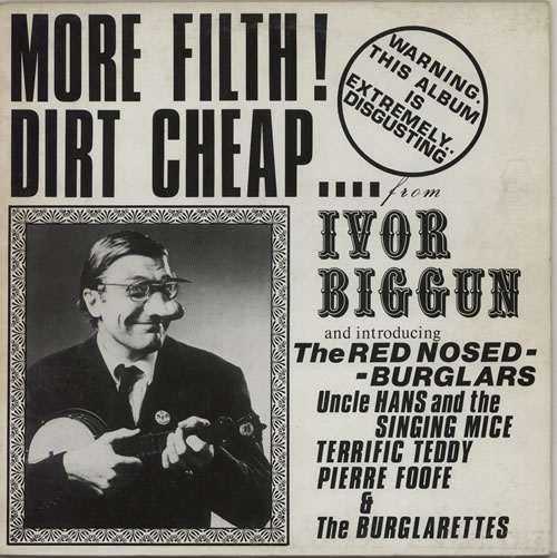Ivor Biggun More Filth! Dirt Cheap vinyl LP album (LP record) UK IVZLPMO100193