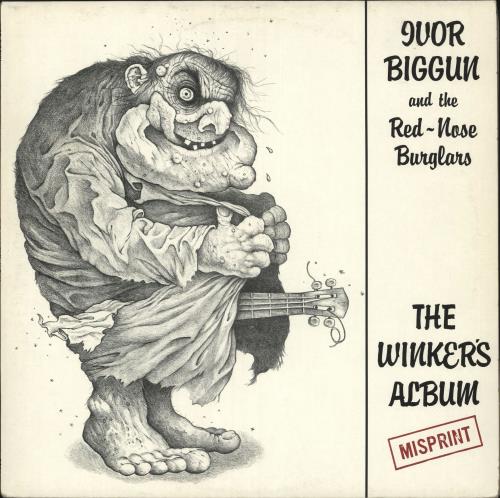 Ivor Biggun The Winkers Album (Misprint) vinyl LP album (LP record) UK IVZLPTH624701