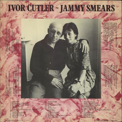 Ivor Cutler Jammy Smears vinyl LP album (LP record) UK IVCLPJA609615