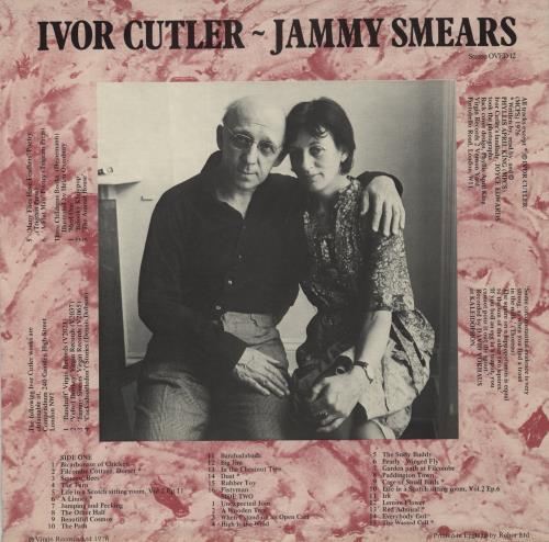 Ivor Cutler Jammy Smears vinyl LP album (LP record) UK IVCLPJA674936