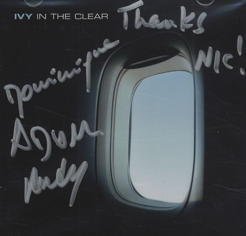 Ivy (Indie) In The Clear - Autographed CD album (CDLP) US IA4CDIN429827