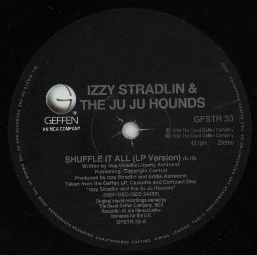 Izzy Stradlin Shuffle It All - Poster sleeve 12" vinyl single (12 inch record / Maxi-single) UK IZZ12SH536970
