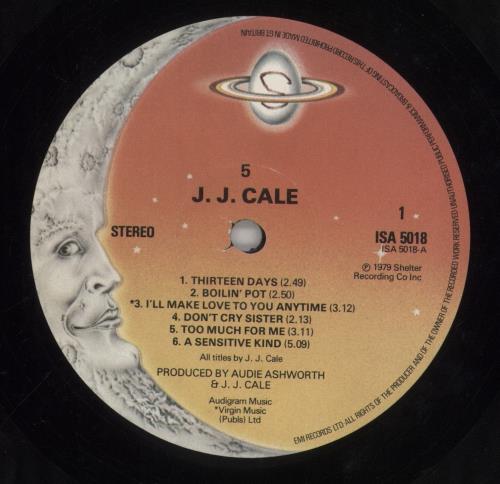 J.J. Cale 5 - Five - EX vinyl LP album (LP record) UK JJCLPFI509378