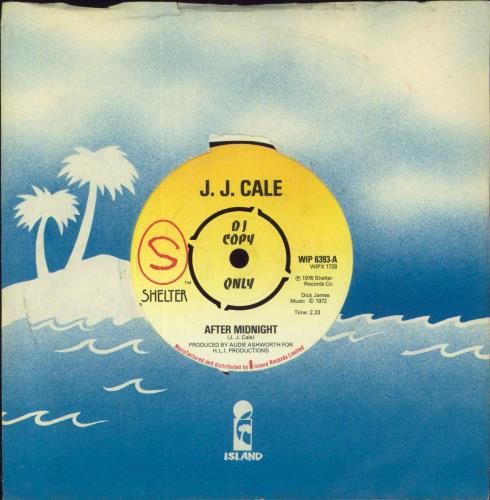 J.J. Cale After Midnight 7" vinyl single (7 inch record / 45) UK JJC07AF827998