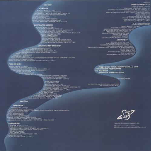 J.J. Cale Shades vinyl LP album (LP record) UK JJCLPSH283110