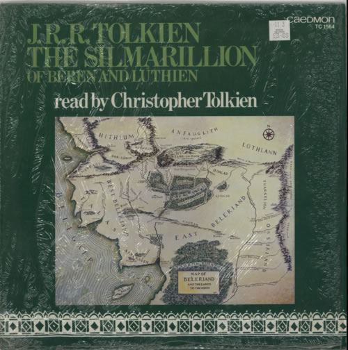 J.R.R. Tolkien The Silmarillion - shrink vinyl LP album (LP record) US JRTLPTH608074