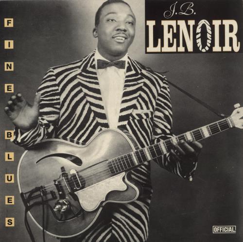 J B Lenoir Fine Blues vinyl LP album (LP record) Danish LQRLPFI890850