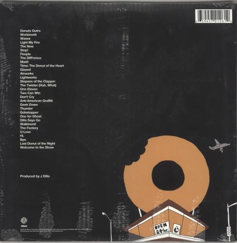 J Dilla Donuts - Sealed 2-LP vinyl record set (Double LP Album) US Q6B2LDO724766