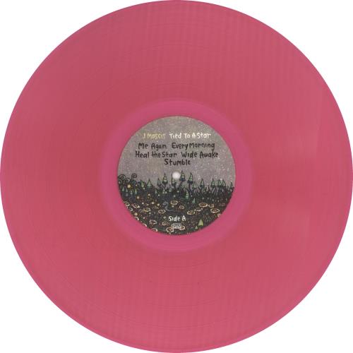 J Mascis Tied To A Star - Neon Pink Vinyl + Poster vinyl LP album (LP record) UK J.MLPTI738992