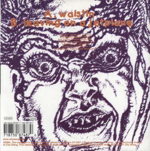 J Mascis Waistin 7" vinyl single (7 inch record / 45) German J.M07WA777284