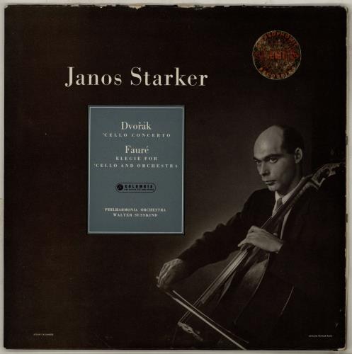 J�nos Starker Cello Concerto / Elegie For Cello And Orchestra - 1st B/S vinyl LP album (LP record) UK K5YLPCE765016