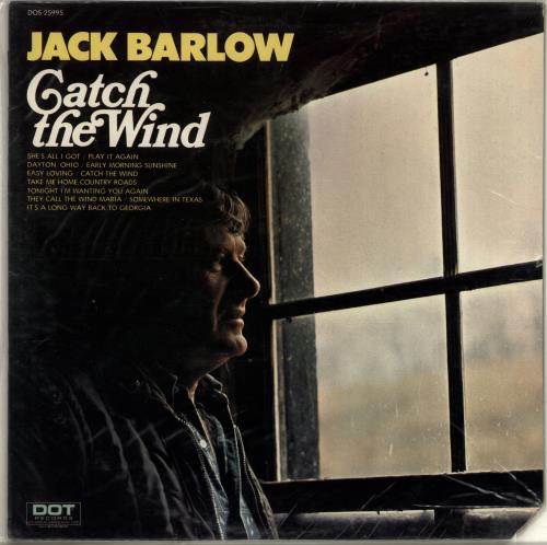 Jack Barlow Catch The Wind vinyl LP album (LP record) US J75LPCA699257