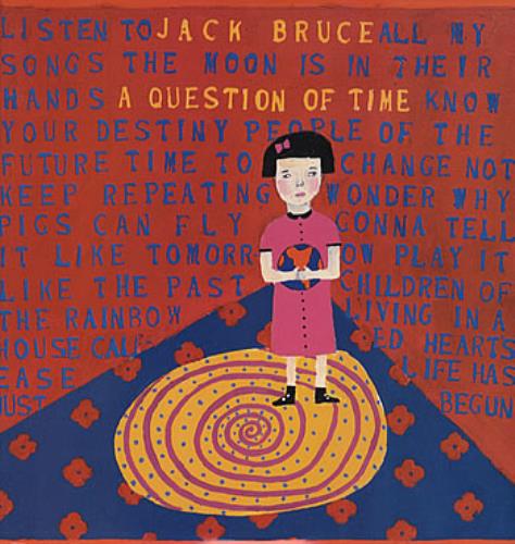 Jack Bruce A Question Of Time vinyl LP album (LP record) US J-BLPAQ305964