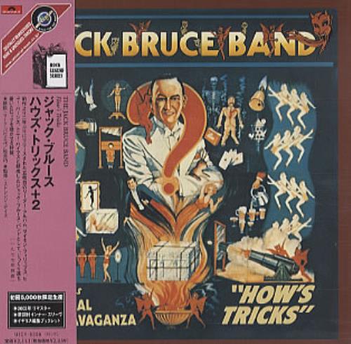 Jack Bruce How's Tricks CD album (CDLP) Japanese J-BCDHO322685