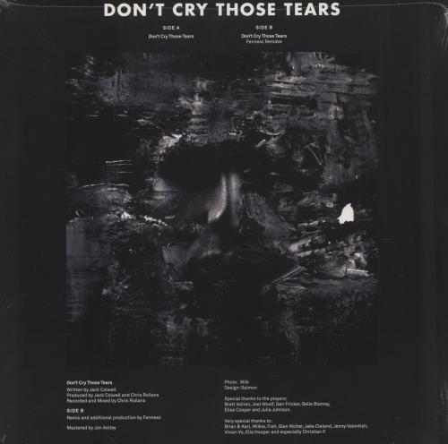 Jack Colwell Don't Cry Those Tears - Red Vinyl - Sealed 12" vinyl single (12 inch record / Maxi-single) Australian 8BQ12DO856624