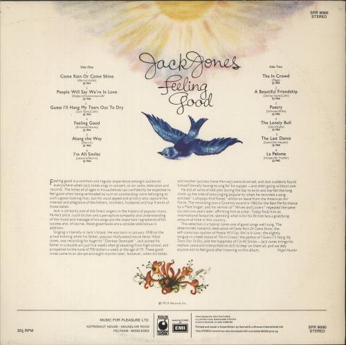 Jack Jones Feeling Good vinyl LP album (LP record) UK JJELPFE268480