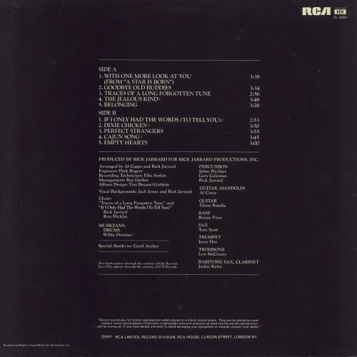 Jack Jones With One More Look At You vinyl LP album (LP record) UK JJELPWI832350