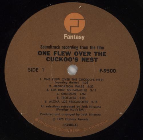 Jack Nitzsche One Flew Over The Cuckoo's Nest - Hype-Stickered vinyl LP album (LP record) US KQCLPON860398