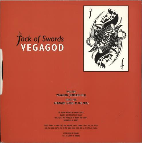 Jack Of Swords Vegagod 12" vinyl single (12 inch record / Maxi-single) UK Z2D12VE723699