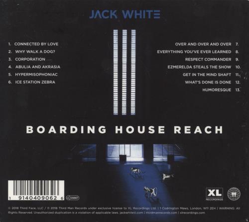 Jack White Boarding House Reach CD album (CDLP) UK ITECDBO777841