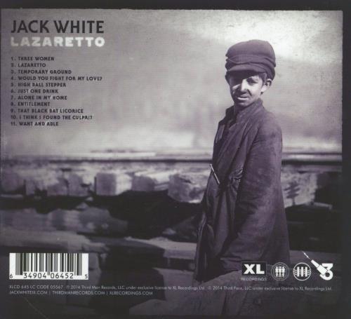 Jack White Lazaretto - Sealed CD album (CDLP) UK ITECDLA607794