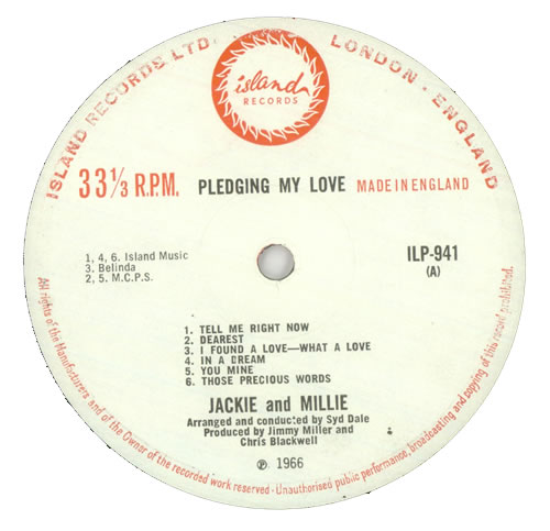 Jackie And Millie Jackie And Millie vinyl LP album (LP record) UK JPCLPJA451042