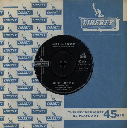 Jackie DeShannon Needles And Pins 7" vinyl single (7 inch record / 45) UK JCK07NE570789