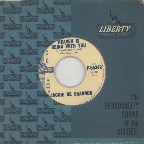 Jackie DeShannon Think About You 7" vinyl single (7 inch record / 45) US JCK07TH858046
