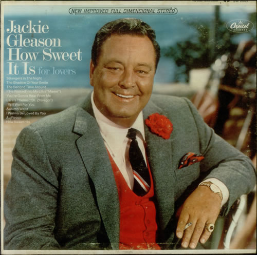Jackie Gleason How Sweet It Is For Lovers vinyl LP album (LP record) US JG-LPHO548491