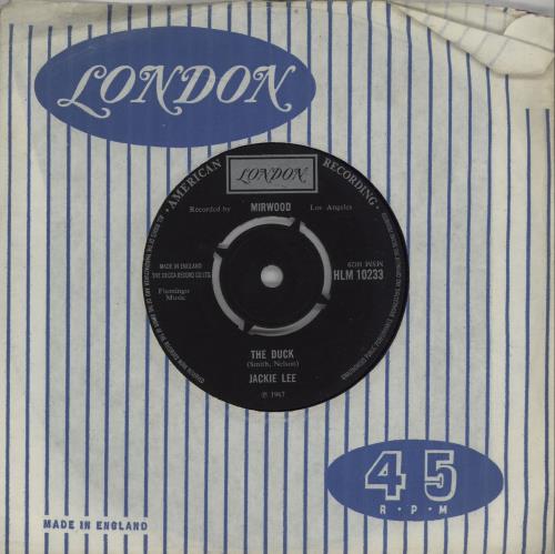 Jackie Lee (US M) The Duck 7" vinyl single (7 inch record / 45) UK J2C07TH670326