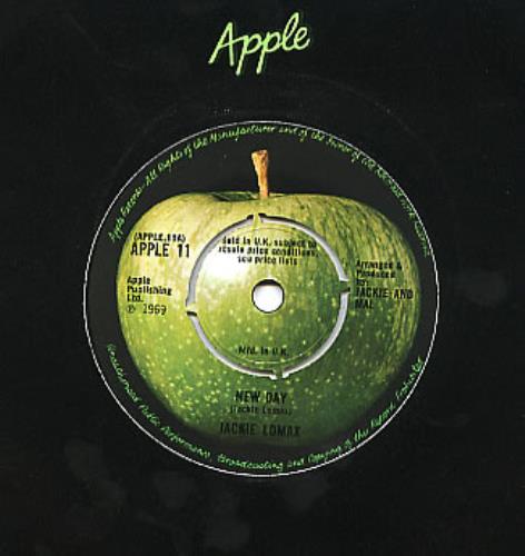 Jackie Lomax New Day 7" vinyl single (7 inch record / 45) UK JLX07NE192199