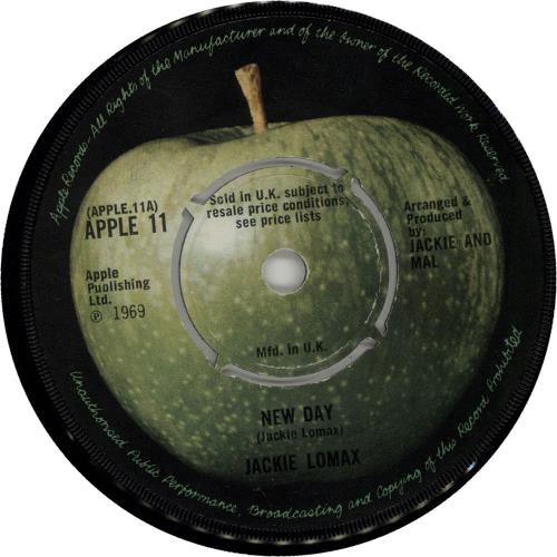 Jackie Lomax New Day 7" vinyl single (7 inch record / 45) UK JLX07NE520568