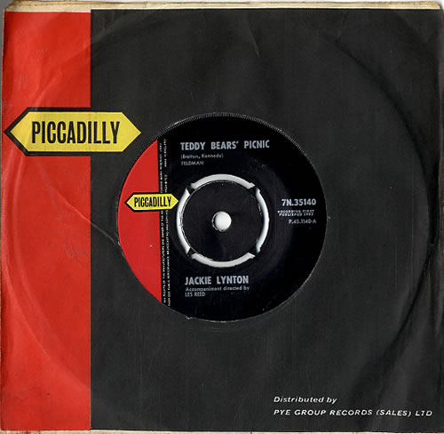 Jackie Lynton Teddy Bears' Picnic 7" vinyl single (7 inch record / 45) UK LYQ07TE612884