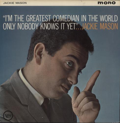 Jackie Mason I'm The Greatest Comedian In The World vinyl LP album (LP record) UK 5JMLPIM490192