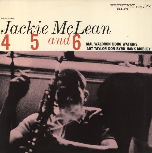 Jackie McLean 4, 5 And 6 - Four, Five & Six vinyl LP album (LP record) US JM7LPAN556086