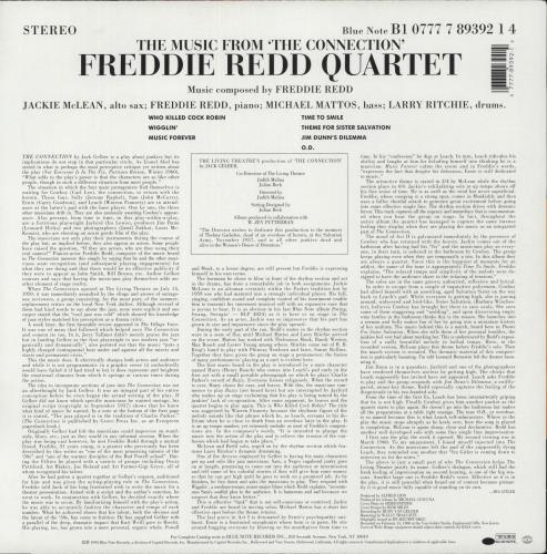 Jackie McLean The Music From The Connection - 180gm - EX vinyl LP album (LP record) US JM7LPTH869844