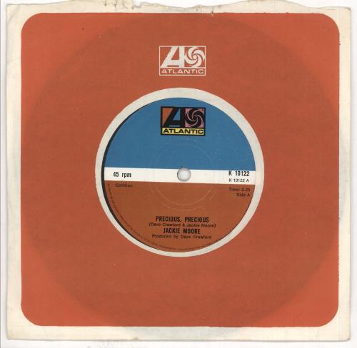 Jackie Moore Precious, Precious - Solid 7" vinyl single (7 inch record / 45) UK JKM07PR721714