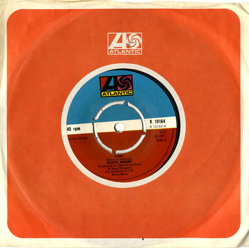 Jackie Moore Time 7" vinyl single (7 inch record / 45) UK JKM07TI578207