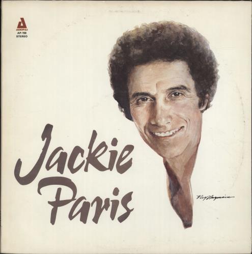 Jackie Paris Jackie Paris vinyl LP album (LP record) US QGDLPJA701194