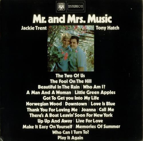 Jackie Trent & Tony Hatch Mr. And Mrs. Music 2-LP vinyl record set (Double LP Album) UK T&H2LMR543512