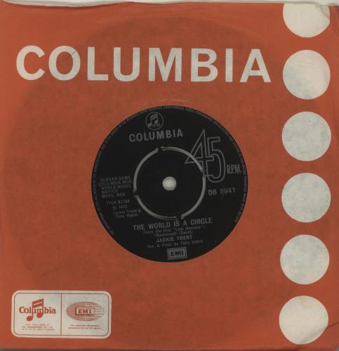 Jackie Trent The World Is A Circle 7" vinyl single (7 inch record / 45) UK 5JT07TH685127