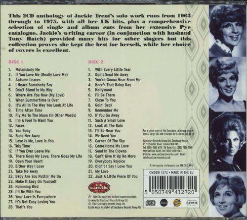Jackie Trent Where Are You Now (The Pye Anthology) 2 CD album set (Double CD) UK 5JT2CWH779609