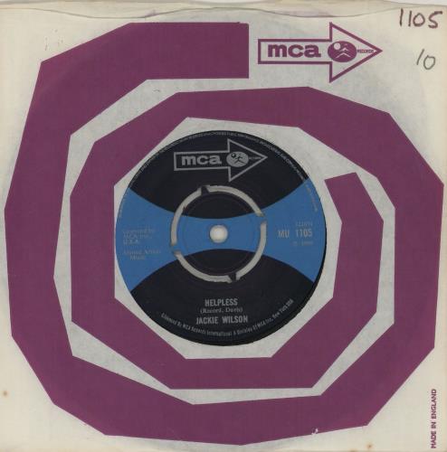 Jackie Wilson Helpless 7" vinyl single (7 inch record / 45) UK JAC07HE763161