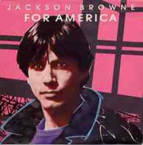 Jackson Browne For America 7" vinyl single (7 inch record / 45) Italian JKB07FO169580